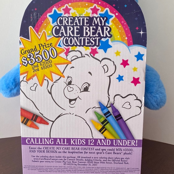 NIB Care Bears Gumpy Bear - Picture 5 of 6